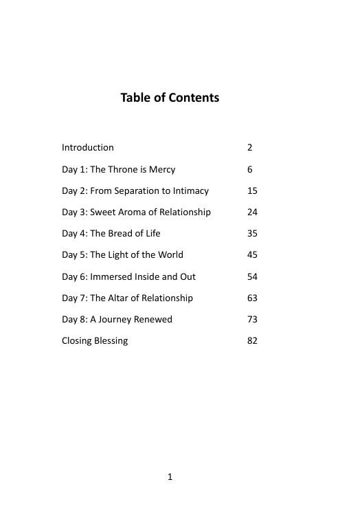Take Me In introduction, booklet page 3