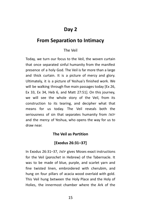 Take Me In, Day 2: From Separation to Intimacy, booklet page 17