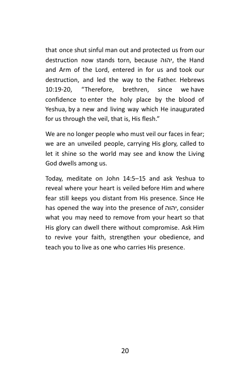 Take Me In, Day 2: From Separation to Intimacy, booklet page 22