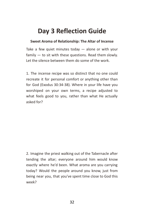 Take Me In, Day 3: Sweet Aroma of Relationship, booklet page 34