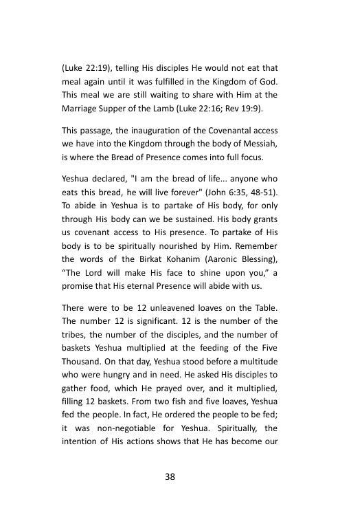 Take Me In, Day 4: The Bread of Life, booklet page 40