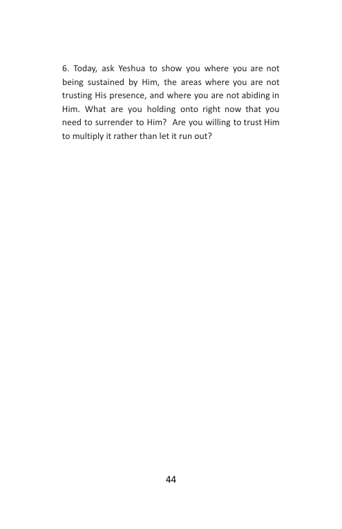 Take Me In, Day 4: The Bread of Life, booklet page 46