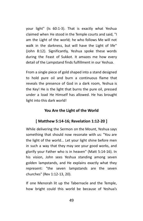 Take Me In, Day 5: The Light of the World, booklet page 51