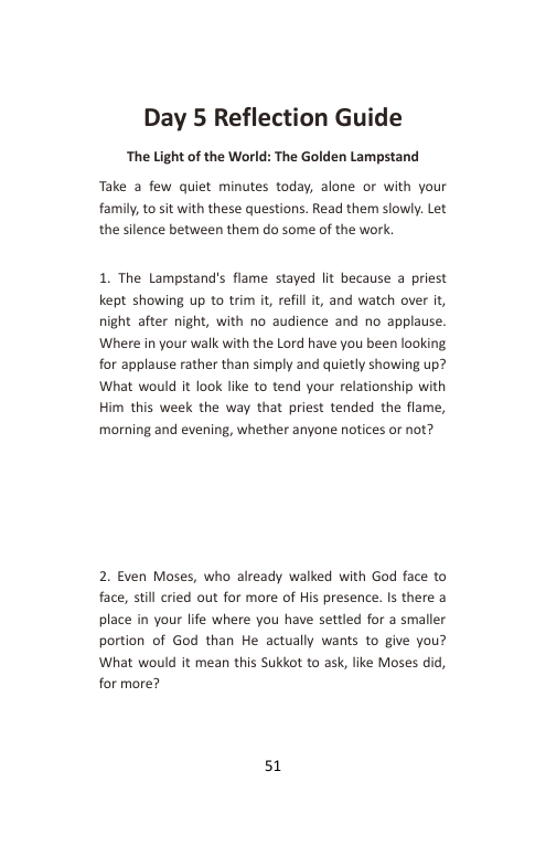 Take Me In, Day 5: The Light of the World, booklet page 53