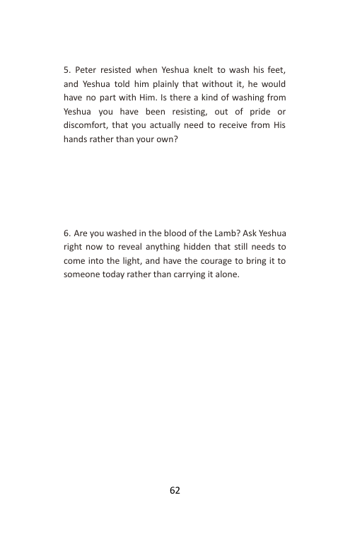 Take Me In, Day 6: Immersed Inside and Out, booklet page 64