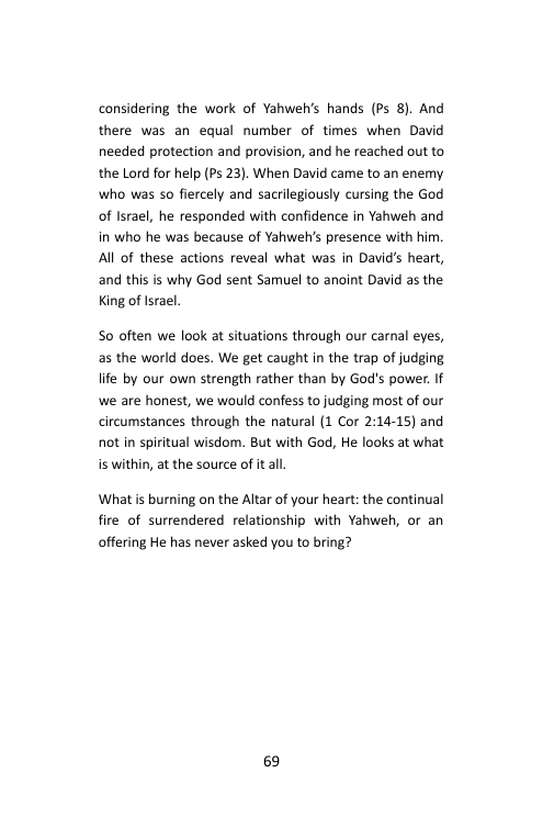 Take Me In, Day 7: The Altar of Relationship, booklet page 71
