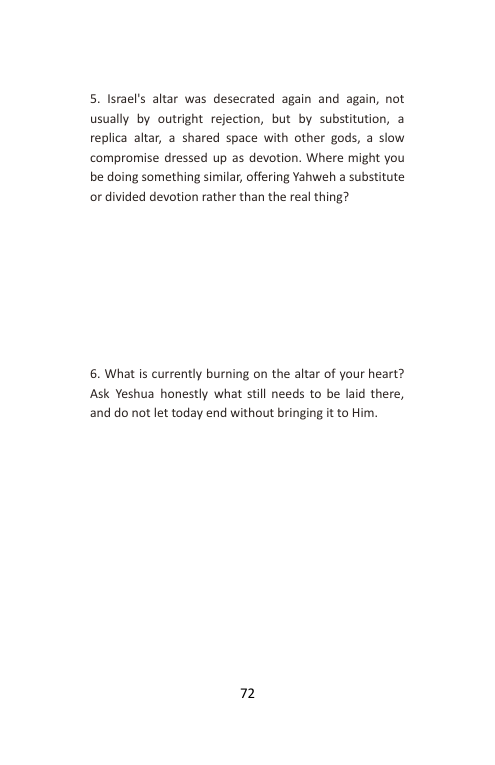 Take Me In, Day 7: The Altar of Relationship, booklet page 74