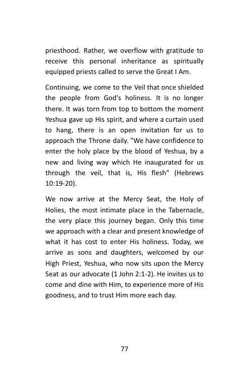 Take Me In, Day 8: A Renewed Journey, booklet page 79