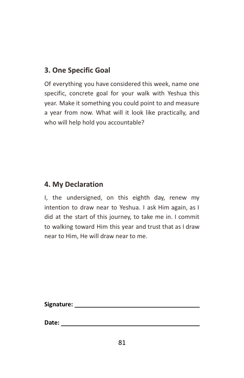 Take Me In, Day 8: A Renewed Journey, booklet page 83