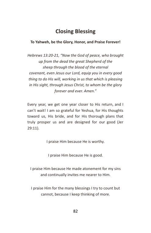 Take Me In, Day 8: A Renewed Journey, booklet page 84